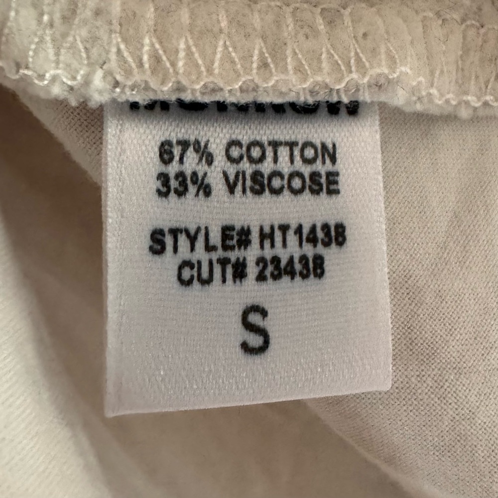 Monrow Poplin Mix Collar Sweatshirt- Small - Picture 4 of 4